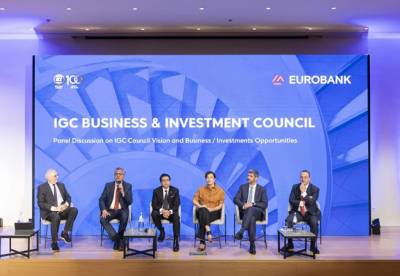 Eurobank: &Sigma;&tau;&eta;&nu; &Alpha;&theta;ή&nu;&alpha; &tau;&omicron; 1&omicron; &Epsilon;&pi;&iota;&chi;&epsilon;&iota;&rho;&eta;&mu;&alpha;&tau;&iota;&kappa;ό Forum &Iota;&nu;&delta;ί&alpha;&sigmaf; - &Epsilon;&lambda;&lambda;ά&delta;&alpha;&sigmaf; - &Kappa;ύ&pi;&rho;&omicron;&upsilon;