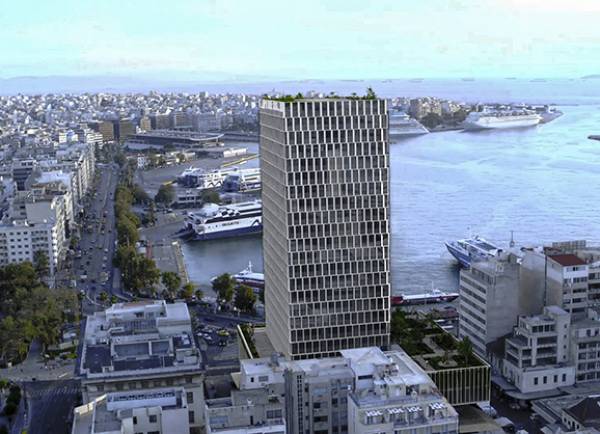 Piraeus Tower &Alpha;.&Epsilon;. - &Tau;&Epsilon;&Rho;&Nu;&Alpha; &Alpha;.&Epsilon;.: &Upsilon;&pi;&omicron;&gamma;&rho;&alpha;&phi;ή &sigma;ύ&mu;&beta;&alpha;&sigma;&eta;&sigmaf; &Epsilon;&rho;&gamma;&alpha;&sigma;&iota;ώ&nu; &Beta;' &phi;ά&sigma;&eta;&sigmaf; &gamma;&iota;&alpha; &tau;&omicron;&nu; &Pi;ύ&rho;&gamma;&omicron; &Pi;&epsilon;&iota;&rho;&alpha;&iota;ά