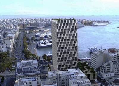Piraeus Tower &Alpha;.&Epsilon;. - &Tau;&Epsilon;&Rho;&Nu;&Alpha; &Alpha;.&Epsilon;.: &Upsilon;&pi;&omicron;&gamma;&rho;&alpha;&phi;ή &sigma;ύ&mu;&beta;&alpha;&sigma;&eta;&sigmaf; &Epsilon;&rho;&gamma;&alpha;&sigma;&iota;ώ&nu; &Beta;' &phi;ά&sigma;&eta;&sigmaf; &gamma;&iota;&alpha; &tau;&omicron;&nu; &Pi;ύ&rho;&gamma;&omicron; &Pi;&epsilon;&iota;&rho;&alpha;&iota;ά