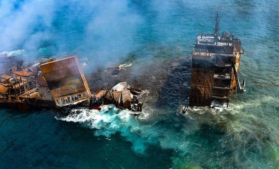 Insurers of burnt container ship make interim payment to Sri Lanka for cleanup, compensation