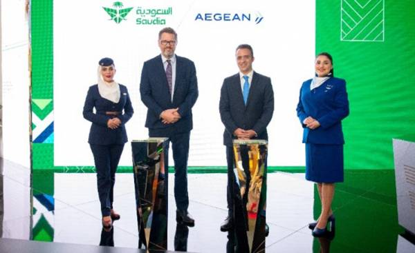 &Sigma;&upsilon;&nu;&epsilon;&rho;&gamma;&alpha;&sigma;ί&alpha; AEGEAN &kappa;&alpha;&iota; Saudia &gamma;&iota;&alpha; &tau;&omicron; Arabian Travel Market 2024