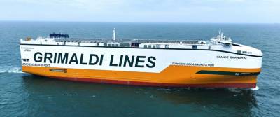 The Grimaldi Group takes delivery of the Grande Shanghai