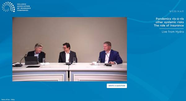 &laquo;PANDEMICS VIS &Agrave; VIS OTHER SYSTEMIC RISKS. THE ROLE OF INSURANCE&raquo; LIVE FROM HYDRA