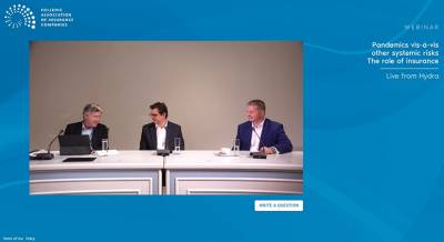 &laquo;PANDEMICS VIS &Agrave; VIS OTHER SYSTEMIC RISKS. THE ROLE OF INSURANCE&raquo; LIVE FROM HYDRA