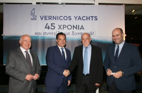 Vernicos Yachts: Έ&kappa;&omicron;&psi;&epsilon; &tau;&eta;&nu; &pi;&rho;&omega;&tau;&omicron;&chi;&rho;&omicron;&nu;&iota;ά&tau;&iota;&kappa;&eta; &pi;ί&tau;&alpha; &tau;&eta;&sigmaf;