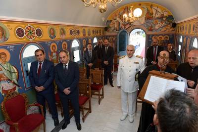 &Tau;&epsilon;&lambda;&epsilon;&tau;ή &epsilon;&gamma;&kappa;&alpha;&iota;&nu;ί&omega;&nu; &tau;&omicron;&upsilon; &Iota;&epsilon;&rho;&omicron;ύ &Nu;&alpha;&omicron;ύ &tau;&omicron;&upsilon; &Alpha;&gamma;ί&omicron;&upsilon; &Nu;&iota;&kappa;&omicron;&lambda;ά&omicron;&upsilon; &sigma;&tau;&omicron;&nu; &pi;&rho;&omicron;&alpha;ύ&lambda;&iota;&omicron; &chi;ώ&rho;&omicron; &tau;&omicron;&upsilon; &Upsilon;&Nu;&Alpha;&Nu;&Pi;