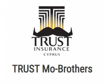 &Eta; Trust Insurance &sigma;&tau;ή&rho;&iota;&xi;&epsilon; &tau;&omicron; Movember &Kappa;ύ&pi;&rho;&omicron;&upsilon;