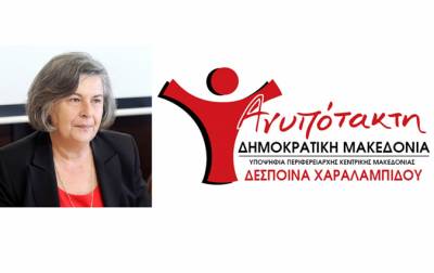 &Delta;έ&sigma;&pi;&omicron;&iota;&nu;&alpha; &Chi;&alpha;&rho;&alpha;&lambda;&alpha;&mu;&pi;ί&delta;&omicron;&upsilon; &laquo;&Alpha;&Nu;&Upsilon;&Pi;&Omicron;&Tau;&Alpha;&Kappa;&Tau;&Eta; &Delta;&Eta;&Mu;&Omicron;&Kappa;&Rho;&Alpha;&Tau;&Iota;&Kappa;&Eta; &Mu;&Alpha;&Kappa;&Epsilon;&Delta;&Omicron;&Nu;&Iota;&Alpha;&raquo;: &Sigma;&upsilon;&nu;ά&nu;&tau;&eta;&sigma;&eta; &mu;&epsilon; &tau;&omicron;&nu; &Delta;&iota;&kappa;&eta;&gamma;&omicron;&rho;&iota;&kappa;ό &Sigma;ύ&lambda;&lambda;&omicron;&gamma;&omicron; &Theta;&epsilon;&sigma;&sigma;&alpha;&lambda;&omicron;&nu;ί&kappa;&eta;&sigmaf;