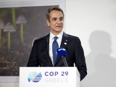 &Kappa;. &Mu;&eta;&tau;&sigma;&omicron;&tau;ά&kappa;&eta;&sigmaf; &sigma;&tau;&eta;&nu; COP29: &Tau;έ&sigma;&sigma;&epsilon;&rho;&iota;&sigmaf; &pi;&rho;&omicron;&tau;ά&sigma;&epsilon;&iota;&sigmaf; &gamma;&iota;&alpha; &laquo;&mu;&iota;&alpha; έ&xi;&upsilon;&pi;&nu;&eta; &pi;&rho;ά&sigma;&iota;&nu;&eta; &sigma;&upsilon;&mu;&phi;&omega;&nu;ί&alpha;&raquo;