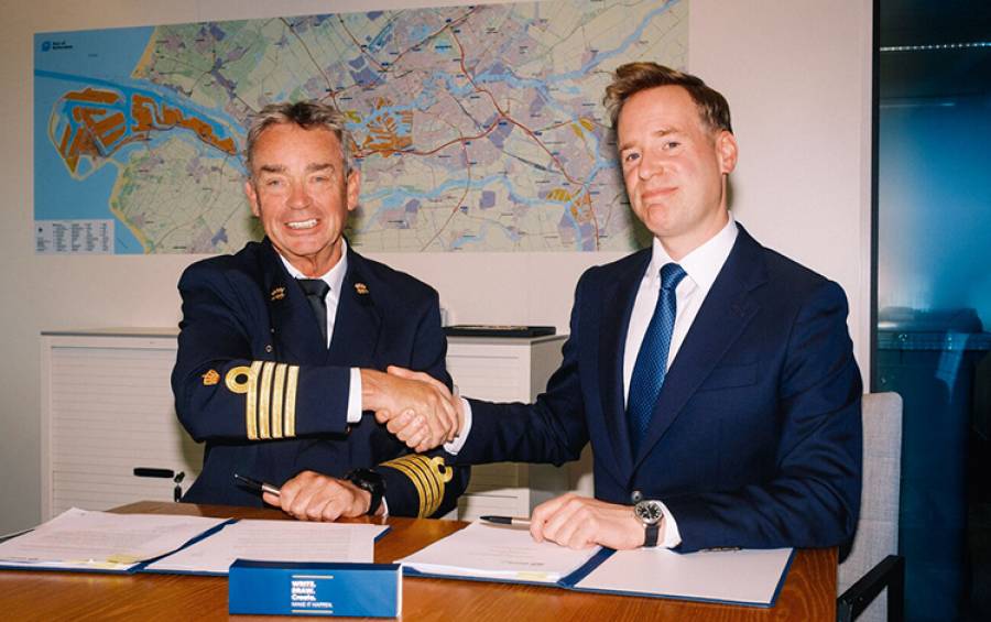 The Port of Rotterdam Authority and Sea Ranger Service sign a collaboration agreement
