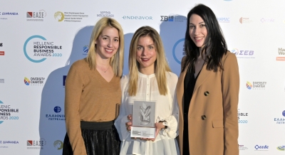 Ό&mu;&iota;&lambda;&omicron;&sigmaf; &Iota;&Alpha;&Sigma;&Omega;: Silver &beta;&rho;&alpha;&beta;&epsilon;ί&omicron; &sigma;&tau;&alpha; Hellenic Responsible Business Awards 2020
