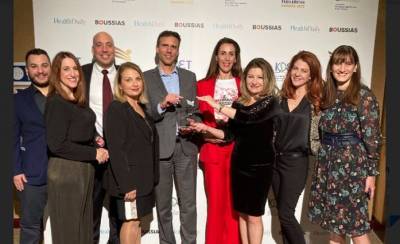 Sanofi &Epsilon;&lambda;&lambda;ά&delta;&alpha;&sigmaf;: &Sigma;&eta;&mu;&alpha;&nu;&tau;&iota;&kappa;ή &delta;&iota;ά&kappa;&rho;&iota;&sigma;&eta; &sigma;&tau;&alpha; Healthcare Business Awards