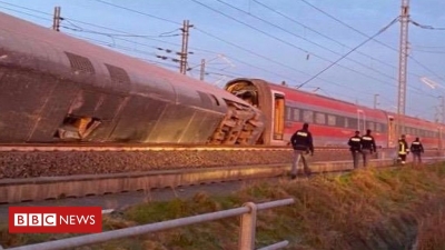 &Mu;&iota;&lambda;ά&nu;&omicron;: &Epsilon;&kappa;&tau;&rho;&omicron;&chi;&iota;&alpha;&sigma;&mu;ό&sigmaf; &tau;&rho;έ&nu;&omicron;&upsilon; &mu;&epsilon; &delta;ύ&omicron; &nu;&epsilon;&kappa;&rho;&omicron;ύ&sigmaf; &kappa;&alpha;&iota; &tau;&rho;&alpha;&upsilon;&mu;&alpha;&tau;ί&epsilon;&sigmaf;
