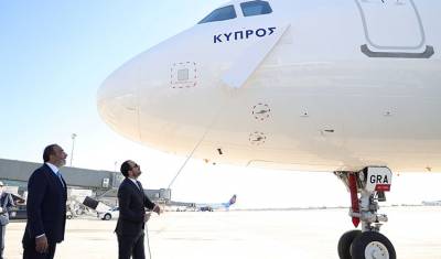 SKY express: &Tau;&omicron; &pi;&rho;ώ&tau;&omicron; AIRBUS A321neo &omicron;&nu;&omicron;&mu;&alpha;&tau;&omicron;&delta;&omicron;&tau;ή&theta;&eta;&kappa;&epsilon; &sigma;&tau;&eta; &Lambda;ά&rho;&nu;&alpha;&kappa;&alpha; &alpha;&pi;ό &tau;&omicron;&nu; &Pi;&rho;ό&epsilon;&delta;&rho;&omicron; &tau;&eta;&sigmaf; &Kappa;&upsilon;&pi;&rho;&iota;&alpha;&kappa;ή&sigmaf; &Delta;&eta;&mu;&omicron;&kappa;&rho;&alpha;&tau;ί&alpha;&sigmaf;