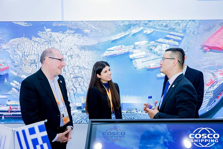 &Omicron; &Omicron;&Lambda;&Pi; &lambda;ά&mu;&pi;&epsilon;&iota; &mu;&epsilon; &iota;&sigma;&chi;&upsilon;&rho;ή &pi;&alpha;&rho;&omicron;&upsilon;&sigma;ί&alpha; &sigma;&tau;&eta;&nu; 6&eta; China International Import Expo 2023