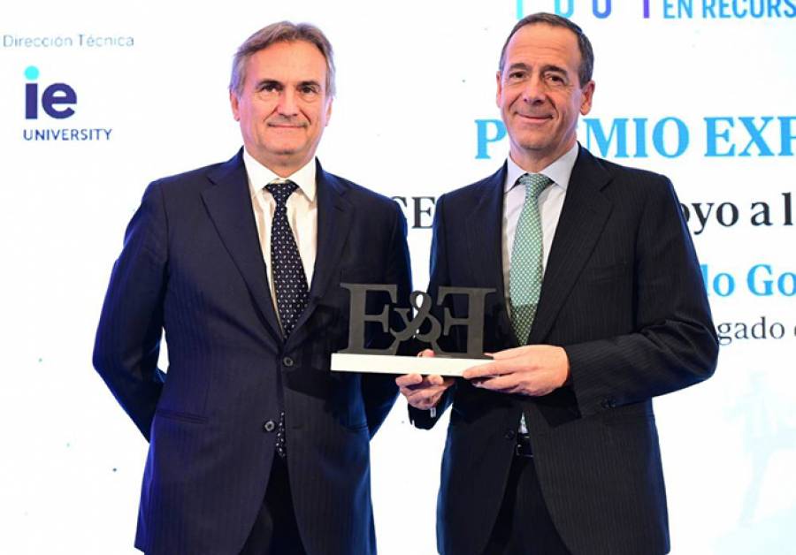 Gonzalo Gort&aacute;zar recognised with Expansi&oacute;n&rsquo;s &lsquo;Best CEO Award&rsquo; for his support for people management