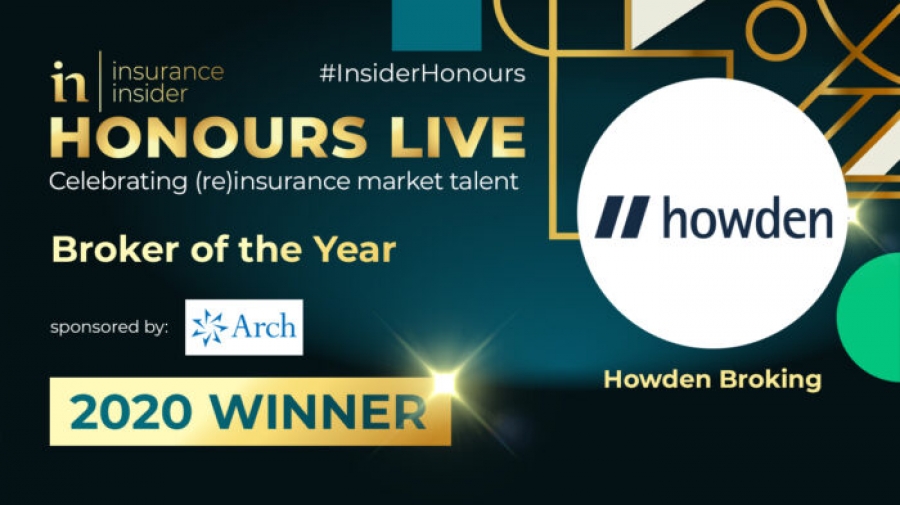Howden Broking Group: &Mu;&epsilon;&sigma;ί&tau;&eta;&sigmaf; &tau;&eta;&sigmaf; &Chi;&rho;&omicron;&nu;&iota;ά&sigmaf; 2020 &alpha;&pi;ό &tau;&omicron; Insurance Insider