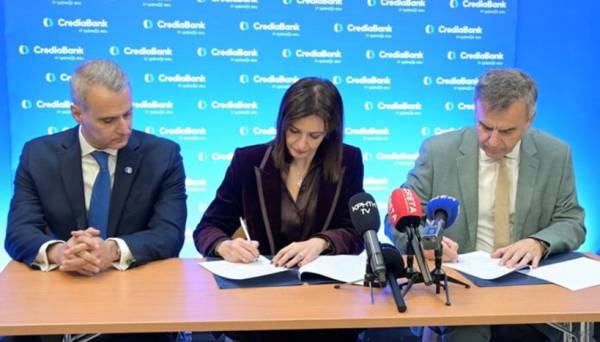 CrediaBank: &Epsilon;&gamma;&kappa;&alpha;&iota;&nu;&iota;ά&sigma;&tau;&eta;&kappa;&epsilon; &tau;&omicron; &pi;&rho;ώ&tau;&omicron; &kappa;&alpha;&tau;ά&sigma;&tau;&eta;&mu;&alpha; &Nu;έ&alpha;&sigmaf; &Epsilon;&mu;&pi;&epsilon;&iota;&rho;ί&alpha;&sigmaf; &sigma;&tau;&omicron; &Eta;&rho;ά&kappa;&lambda;&epsilon;&iota;&omicron; &Kappa;&rho;ή&tau;&eta;&sigmaf;