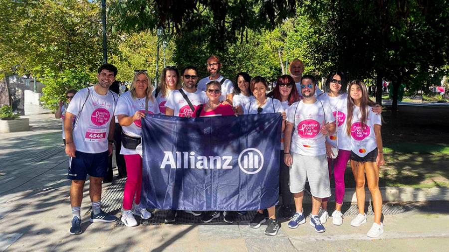 H Allianz &sigma;&tau;ή&rho;&iota;&xi;&epsilon; &xi;&alpha;&nu;ά &tau;&omicron;&nu; &theta;&epsilon;&sigma;&mu;ό &laquo;Greece Race for the Cure&raquo;