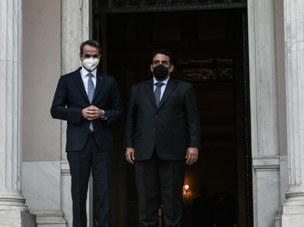 &Sigma;&upsilon;&nu;ά&nu;&tau;&eta;&sigma;&eta; &Mu;&eta;&tau;&sigma;&omicron;&tau;ά&kappa;&eta; &mu;&epsilon; &tau;&omicron;&nu; &Lambda;ί&beta;&upsilon;&omicron; &pi;&rho;ό&epsilon;&delta;&rho;&omicron; - &Sigma;&tau;&omicron; &epsilon;&pi;ί&kappa;&epsilon;&nu;&tau;&rho;&omicron; &eta; &Omicron;&rho;&iota;&omicron;&theta;έ&tau;&eta;&sigma;&eta; &Theta;&alpha;&lambda;&alpha;&sigma;&sigma;ί&omega;&nu; &Zeta;&omega;&nu;ώ&nu;
