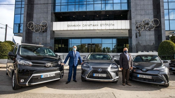 &Pi;&alpha;&rho;ά&delta;&omicron;&sigma;&eta; &sigma;&tau;ό&lambda;&omicron;&upsilon; &omicron;&chi;&eta;&mu;ά&tau;&omega;&nu; Toyota &sigma;&tau;&eta;&nu; &Epsilon;&lambda;&lambda;&eta;&nu;&iota;&kappa;ή &Omicron;&lambda;&upsilon;&mu;&pi;&iota;&alpha;&kappa;ή &Epsilon;&pi;&iota;&tau;&rho;&omicron;&pi;ή