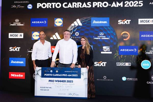 &Pi;ά&nu;&omega; &alpha;&pi;ό 10 &chi;ώ&rho;&epsilon;&sigmaf; &epsilon;&kappa;&pi;&rho;&omicron;&sigma;&omega;&pi;ή&theta;&eta;&kappa;&alpha;&nu; &sigma;&tau;&omicron; &phi;&epsilon;&tau;&iota;&nu;ό Porto Carras Pro-Am AEGEAN Mini Tour