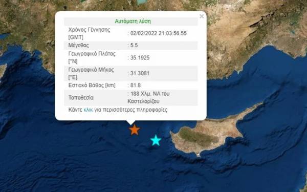 &Iota;&sigma;&chi;&upsilon;&rho;ό&sigmaf; &sigma;&epsilon;&iota;&sigma;&mu;ό&sigmaf; 5,5R &alpha;&nu;&omicron;&iota;&chi;&tau;ά &tau;&omicron;&upsilon; &Kappa;&alpha;&sigma;&tau;&epsilon;&lambda;ό&rho;&iota;&zeta;&omicron;&upsilon;