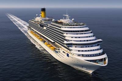 &Tau;&omicron; Costa Venezia &kappa;&alpha;&iota; &tau;&omicron; Costa Deliziosa &sigma;&tau;&omicron;&nu; &Pi;&epsilon;&iota;&rho;&alpha;&iota;ά, &mu;&epsilon; &epsilon;&beta;&delta;&omicron;&mu;&alpha;&delta;&iota;&alpha;ί&alpha; &delta;&rho;&omicron;&mu;&omicron;&lambda;ό&gamma;&iota;&alpha; &kappa;&rho;&omicron;&upsilon;&alpha;&zeta;&iota;έ&rho;&alpha;&sigmaf; &sigma;&tau;&eta;&nu; &Alpha;&nu;&alpha;&tau;&omicron;&lambda;&iota;&kappa;ή &Mu;&epsilon;&sigma;ό&gamma;&epsilon;&iota;&omicron;