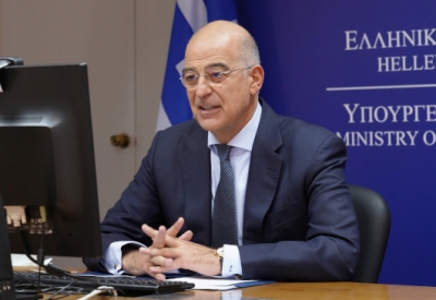 &Omicron;&mu;&iota;&lambda;ί&alpha; &tau;&omicron;&upsilon; &Upsilon;&pi;&omicron;&upsilon;&rho;&gamma;&omicron;ύ &Epsilon;&xi;&omega;&tau;&epsilon;&rho;&iota;&kappa;ώ&nu; &Nu;ί&kappa;&omicron;&upsilon; &Delta;έ&nu;&delta;&iota;&alpha; &sigma;&tau;&eta;&nu; &Epsilon;&lambda;&lambda;&eta;&nu;&omicron;-&Alpha;&rho;&alpha;&beta;&iota;&kappa;ή &Sigma;ύ&nu;&omicron;&delta;&omicron;