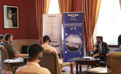 Naval Group: &Delta;&epsilon;&sigma;&mu;&epsilon;&upsilon;ό&mu;&alpha;&sigma;&tau;&epsilon; &sigma;&epsilon; &sigma;&upsilon;&nu;&epsilon;&rho;&gamma;&alpha;&sigma;ί&alpha; &mu;&epsilon; &tau;&alpha; &Epsilon;&lambda;&lambda;&eta;&nu;&iota;&kappa;ά &Nu;&alpha;&upsilon;&pi;&eta;&gamma;&epsilon;ί&alpha; &gamma;&iota;&alpha; &tau;&iota;&sigmaf; &phi;&rho;&epsilon;&gamma;ά&tau;&epsilon;&sigmaf;