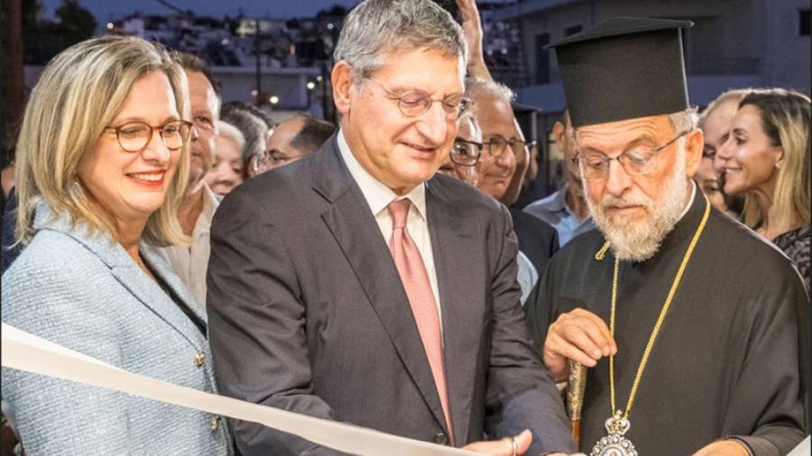&Epsilon;&theta;&nu;&iota;&kappa;ή &Tau;&rho;ά&pi;&epsilon;&zeta;&alpha;: &Epsilon;&gamma;&kappa;&alpha;&iota;&nu;ί&alpha;&sigma;&epsilon; &nu;έ&omicron; &kappa;&alpha;&tau;ά&sigma;&tau;&eta;&mu;&alpha; &sigma;&tau;&omicron;&nu; &Alpha;&rho;&chi;ά&gamma;&gamma;&epsilon;&lambda;&omicron; &tau;&eta;&sigmaf; &Rho;ό&delta;&omicron;&upsilon;