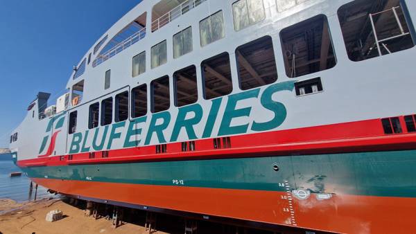 Sikania II Hybrid: Bluferries New Passenger Hybrid Ro&ndash;Ro Ship designed by CTE Perdikaris and built in Greece under the supervision of RINA