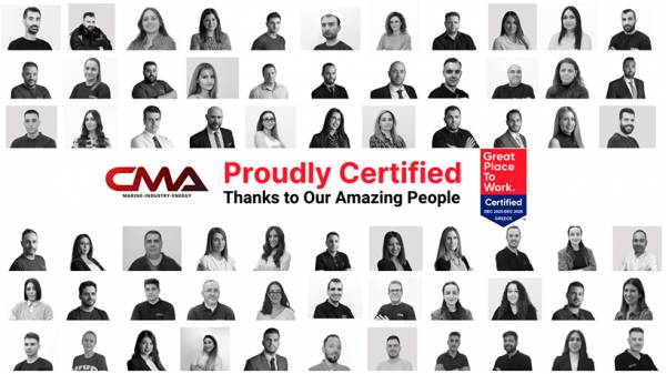 CMA D. ARGOUDELIS &amp; CO S.A.Obtains Great Place To Work&reg; Certification for the 5th Consecutive Year