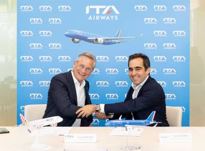 &Iota;&sigma;&chi;&upsilon;&rho;ή &sigma;&upsilon;&mu;&mu;&alpha;&chi;ί&alpha; Volotea &kappa;&alpha;&iota; ITA Airways &mu;&epsilon; 104 &nu;έ&omicron;&upsilon;&sigmaf; &sigma;&upsilon;&nu;&delta;&upsilon;&alpha;&sigma;&mu;&omicron;ύ&sigmaf; &pi;&tau;ή&sigma;&epsilon;&omega;&nu;