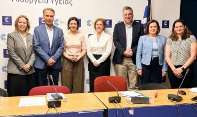 &Upsilon;&pi;&omicron;&upsilon;&rho;&gamma;&epsilon;ί&omicron; &Upsilon;&gamma;&epsilon;ί&alpha;&sigmaf;: &Pi;&rho;ώ&tau;&eta; &sigma;&upsilon;&nu;&epsilon;&delta;&rho;ί&alpha;&sigma;&eta; &tau;&eta;&sigmaf; &Epsilon;&theta;&nu;&iota;&kappa;ή&sigmaf; &Epsilon;&pi;&iota;&tau;&rho;&omicron;&pi;ή&sigmaf; &Delta;&iota;&alpha;&tau;&rho;&omicron;&phi;ή&sigmaf; &gamma;&iota;&alpha; &tau;&alpha; &tau;&rho;ό&phi;&iota;&mu;&alpha; &sigma;&tau;&alpha; &kappa;&upsilon;&lambda;&iota;&kappa;&epsilon;ί&alpha;