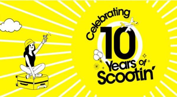 Scoot: &Pi;&rho;&omicron;&sigma;&phi;έ&rho;&epsilon;&iota; &delta;&omega;&rho;&epsilon;ά&nu; 10.000 &alpha;&epsilon;&rho;&omicron;&pi;&omicron;&rho;&iota;&kappa;ά &epsilon;&iota;&sigma;&iota;&tau;ή&rho;&iota;&alpha; &gamma;&iota;&alpha; &tau;&eta; 10&eta; &epsilon;&pi;έ&tau;&epsilon;&iota;ό &tau;&eta;&sigmaf;