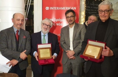 H Interamerican &tau;ί&mu;&eta;&sigma;&epsilon; &tau;&omicron;&upsilon;&sigmaf; &Alpha;&theta;. &Pi;&alpha;&pi;&alpha;&nu;&delta;&rho;ό&pi;&omicron;&upsilon;&lambda;&omicron; &kappa;&alpha;&iota; &Epsilon;&upsilon;. &Sigma;&pi;ύ&rho;&omicron;&upsilon;