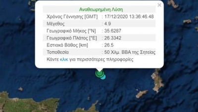 &Sigma;&epsilon;&iota;&sigma;&mu;ό&sigmaf; 4,9 &Rho;ί&chi;&tau;&epsilon;&rho; &alpha;&nu;&omicron;&iota;&chi;&tau;ά &tau;&eta;&sigmaf; &Kappa;&rho;ή&tau;&eta;&sigmaf;