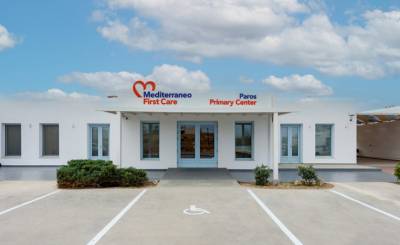 Mediterraneo First Care Paros: &Epsilon;&gamma;&kappa;&alpha;ί&nu;&iota;&alpha; &tau;&eta;&sigmaf; &nu;έ&alpha;&sigmaf; &sigma;ύ&gamma;&chi;&rho;&omicron;&nu;&eta;&sigmaf; &mu;&omicron;&nu;ά&delta;&alpha;&sigmaf; &pi;&rho;&omega;&tau;&omicron;&beta;ά&theta;&mu;&iota;&alpha;&sigmaf; &phi;&rho;&omicron;&nu;&tau;ί&delta;&alpha;&sigmaf; &upsilon;&gamma;&epsilon;ί&alpha;&sigmaf; &tau;&omicron;&upsilon; &Omicron;&mu;ί&lambda;&omicron;&upsilon; Mediterraneo