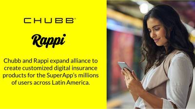 Rappi and Chubb Expand Alliance to Co-Create Customized Digital Insurance Offerings Across Latin America