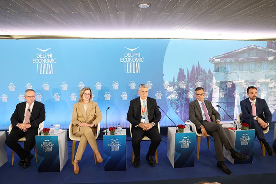 &Eta; &Epsilon;&theta;&nu;&iota;&kappa;ή &Alpha;&sigma;&phi;&alpha;&lambda;&iota;&sigma;&tau;&iota;&kappa;ή &Chi;&rho;&upsilon;&sigma;ό&sigmaf; &Chi;&omicron;&rho;&eta;&gamma;ό&sigmaf; &sigma;&tau;&omicron; Delphi Economic Forum