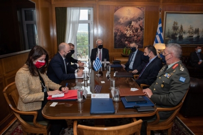 &Sigma;&upsilon;&nu;ά&nu;&tau;&eta;&sigma;&eta; &Upsilon;&Epsilon;&Theta;&Alpha; &Nu;. &Pi;&alpha;&nu;&alpha;&gamma;&iota;&omega;&tau;ό&pi;&omicron;&upsilon;&lambda;&omicron;&upsilon; &mu;&epsilon; &tau;&omicron;&nu; &Upsilon;&pi;&omicron;&upsilon;&rho;&gamma;ό &Epsilon;&xi;&omega;&tau;&epsilon;&rho;&iota;&kappa;ώ&nu; &tau;&omicron;&upsilon; &Mu;&alpha;&upsilon;&rho;&omicron;&beta;&omicron;&upsilon;&nu;ί&omicron;&upsilon; Đorđe Radulović