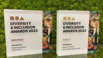 AstraZeneca: &Delta;&iota;&pi;&lambda;ή &beta;&rho;ά&beta;&epsilon;&upsilon;&sigma;&eta; &sigma;&tau;&alpha; Diversity &amp; Inclusion Awards 2023