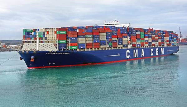CMA CGM: &Epsilon;&kappa;&tau;ί&nu;&alpha;&xi;&eta; &kappa;&epsilon;&rho;&delta;ώ&nu; &sigma;&tau;&alpha; 567 &epsilon;&kappa;&alpha;&tau;. &tau;&omicron; &gamma;΄ &tau;&rho;ί&mu;&eta;&nu;&omicron;
