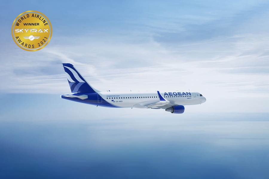 Aegean: &Pi;&omicron;&lambda;&lambda;έ&sigmaf; &delta;&iota;&alpha;&kappa;&rho;ί&sigma;&epsilon;&iota;&sigmaf; &sigma;&tau;&alpha; Skytrax World Airline Awards 2021