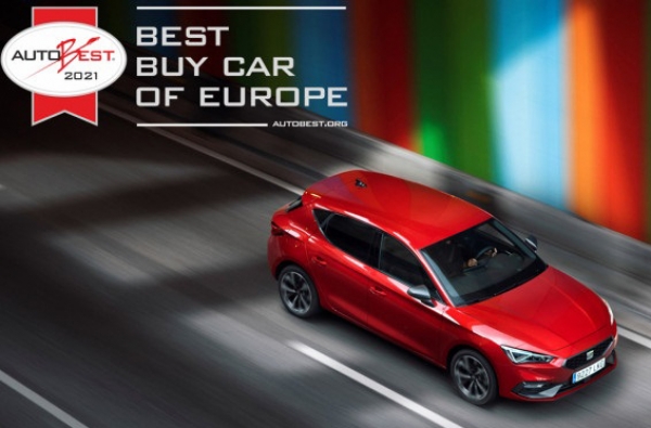 &Tau;&omicron; Seat Leon &alpha;&nu;&alpha;&kappa;&eta;&rho;ύ&chi;&theta;&eta;&kappa;&epsilon; &laquo;Best Buy Car of Europe 2021&raquo;
