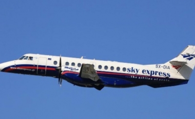 SKY express: &Sigma;&upsilon;&nu;&epsilon;&rho;&gamma;&alpha;&sigma;ί&alpha; &mu;&epsilon; &tau;&eta;&nu; American Airlines