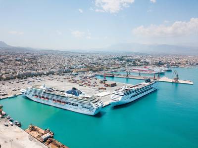 &Sigma;&tau;&omicron; &Eta;&rho;ά&kappa;&lambda;&epsilon;&iota;&omicron; &tau;&omicron; 8&omicron; Posidonia Sea Tourism Forum &tau;&omicron;&nu; &Mu;ά&iota;&omicron; &tau;&omicron;&upsilon; 2025