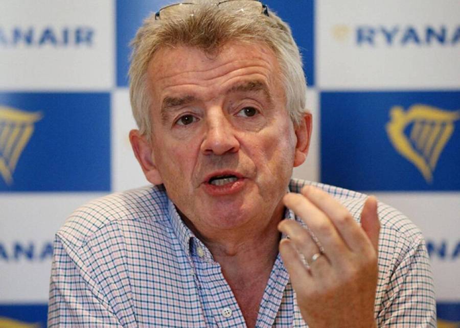 Ryanair: &Pi;&alpha;&rho;&alpha;&tau;&epsilon;ί&nu;&epsilon;&tau;&alpha;&iota; έ&omega;&sigmaf; &tau;&omicron; 2032 &tau;&omicron; &sigma;&upsilon;&mu;&beta;ό&lambda;&alpha;&iota;&omicron; &tau;&omicron;&upsilon; &delta;&iota;&epsilon;&upsilon;&theta;ύ&nu;&omicron;&nu;&tau;&omicron;&sigmaf; &sigma;&upsilon;&mu;&beta;&omicron;ύ&lambda;&omicron;&upsilon; Michael O'Leary
