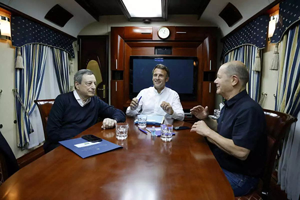 macron sholz draghi